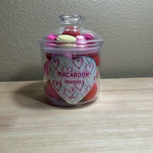 Mini Macaroon Erasers in Jar 35 count